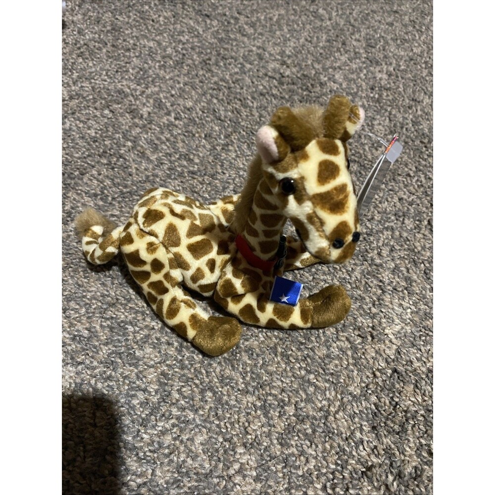 Vintage Coca Cola International GIRAFFE Beanie Plush Toy